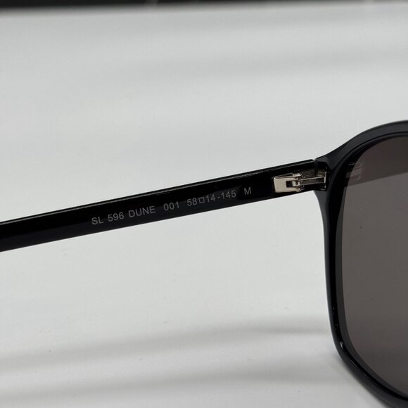NEW SL596 DUNE 001 SAINT LAURENT BLACK WOMEN SUNGLASSES - Picture 10 of 13